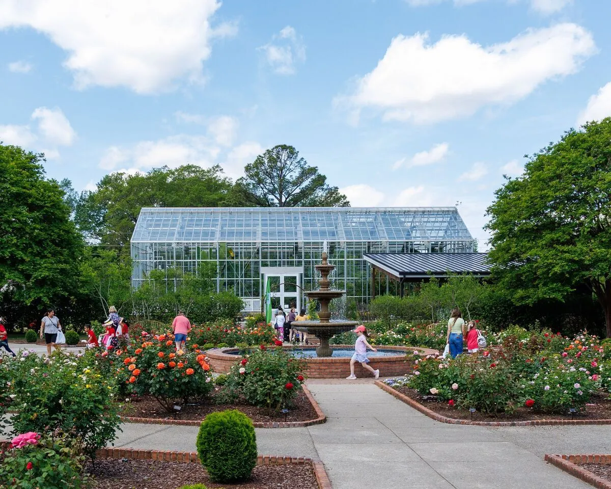 Japanese bridge at Memphis Botanic Garden